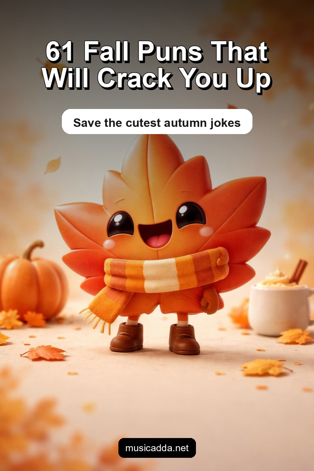 Pinterest image for 61 Fall Puns That Will Leaf Everyone Laughing