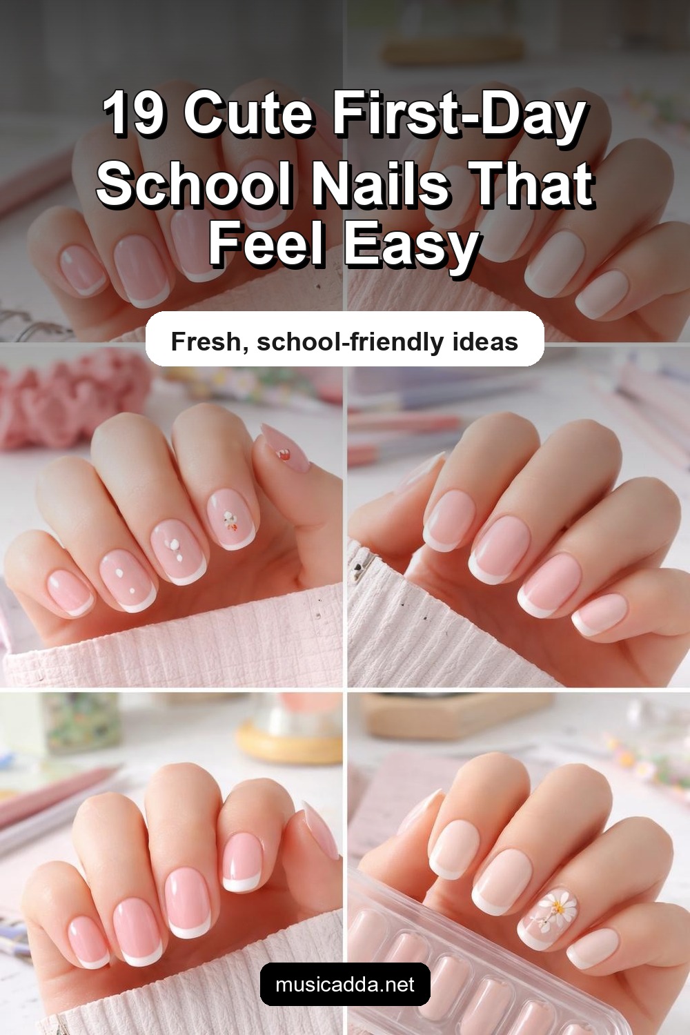 Pinterest image for 19 First-Day-of-School Nails for an Instant Confidence Boost