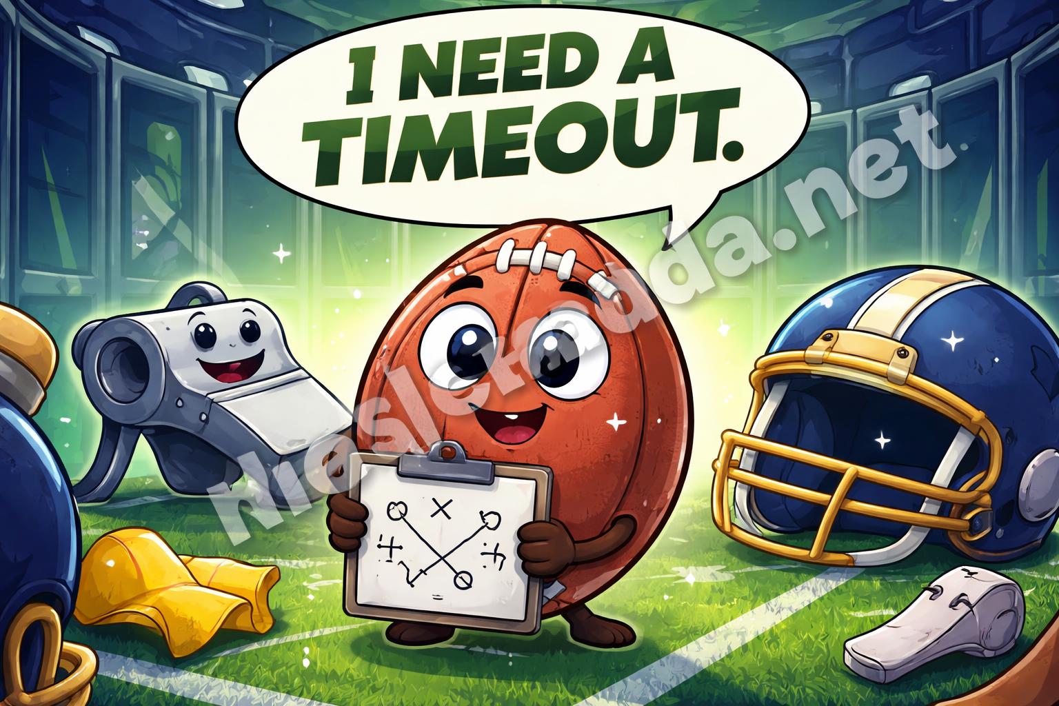 Football terms cheat sheet huddle