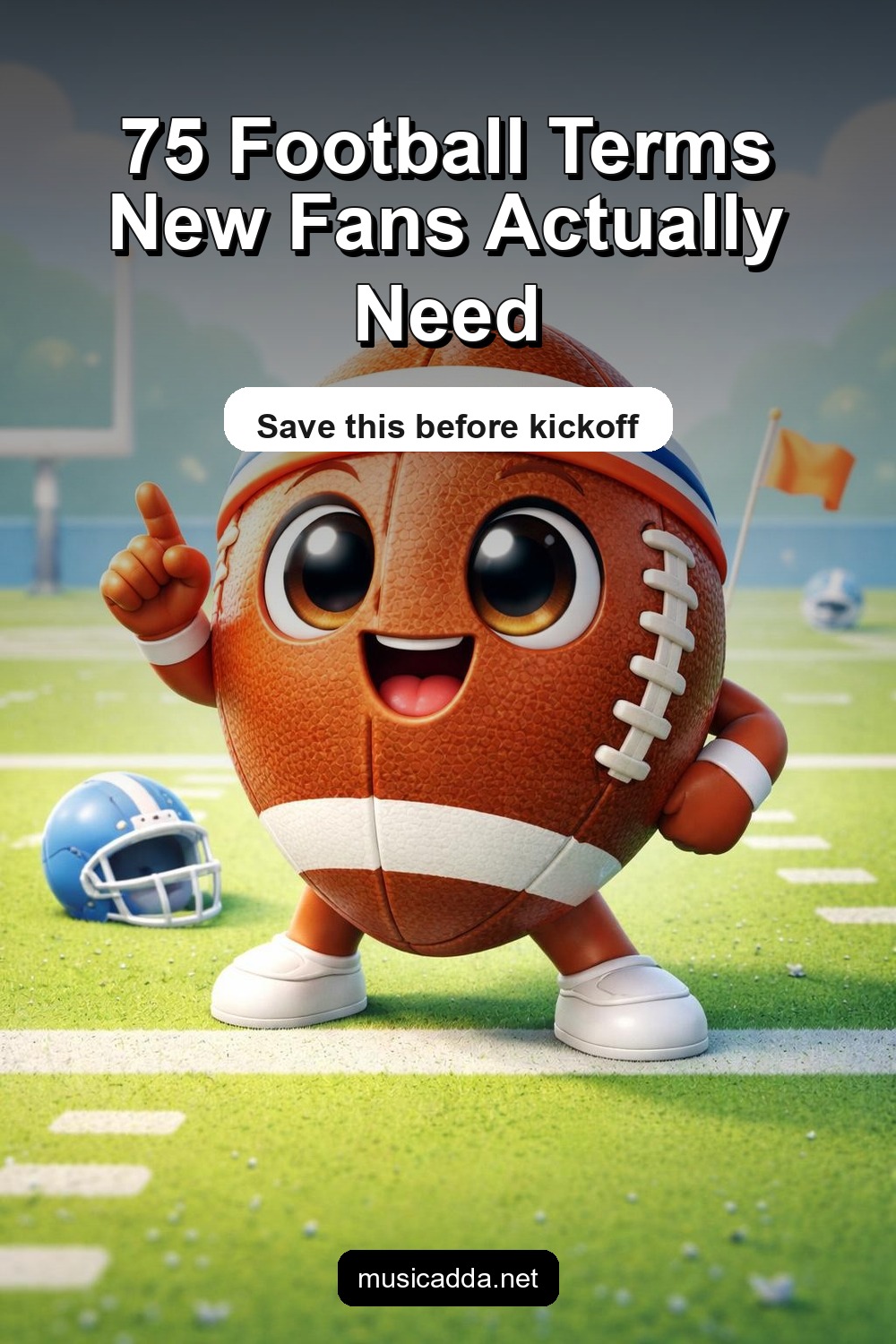 Pinterest image for 75 Football Terms Every New Fan Needs to Know