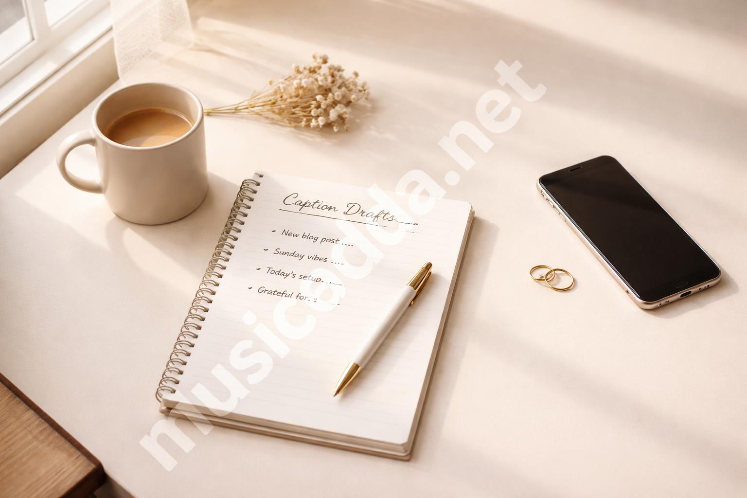 Friendship day caption ideas flatlay