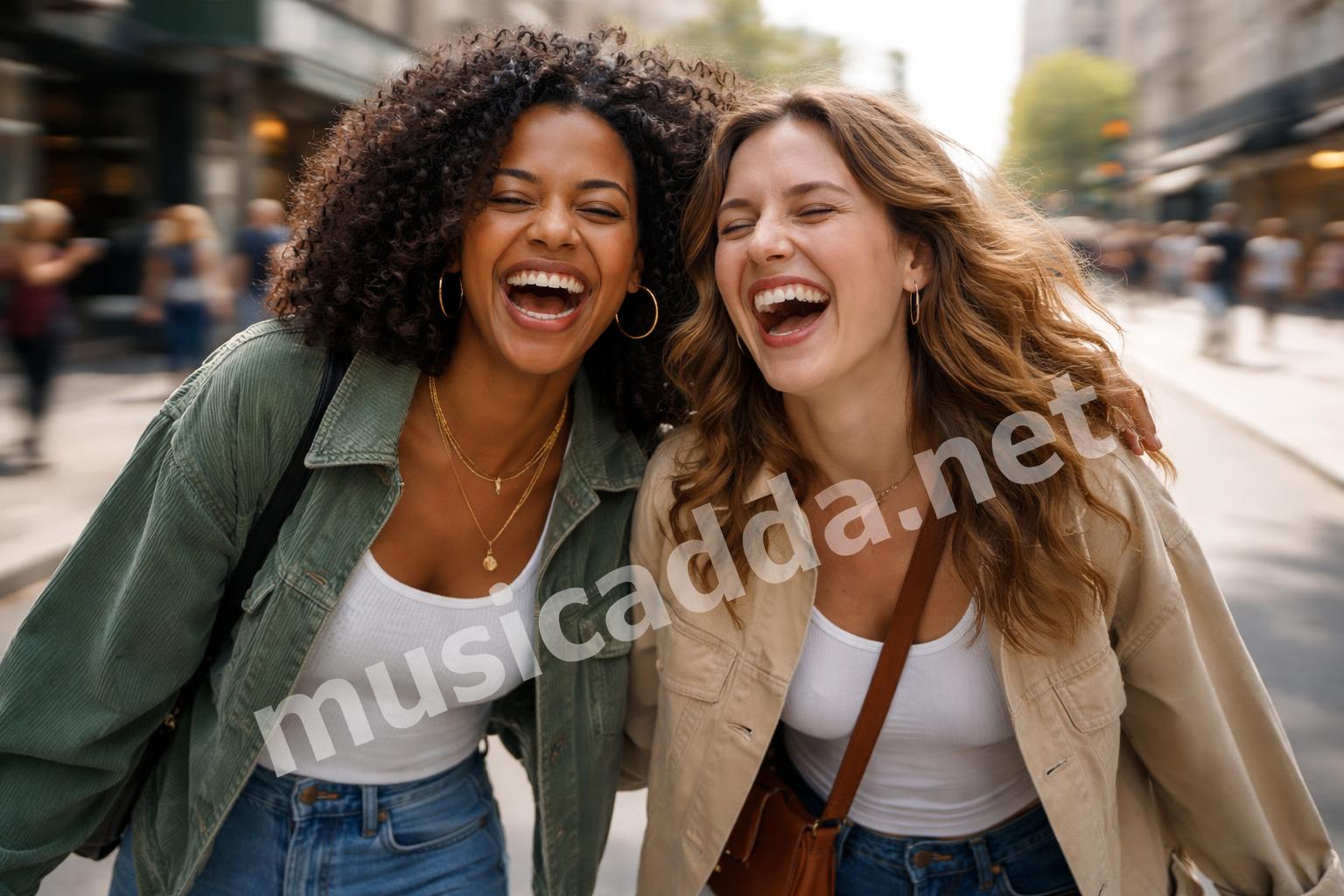 Funny friendship day candid laughter