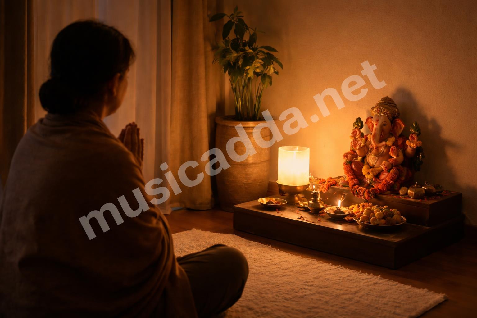 Ganesh aarti solo prayer calm room
