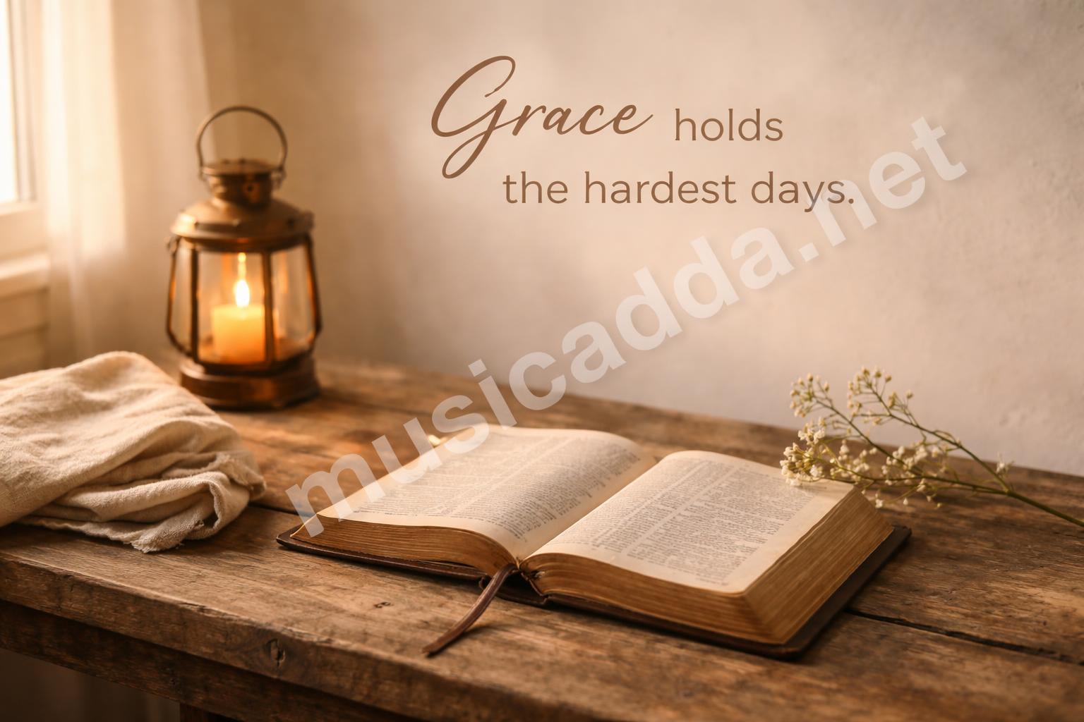 Good friday lantern and bible still life