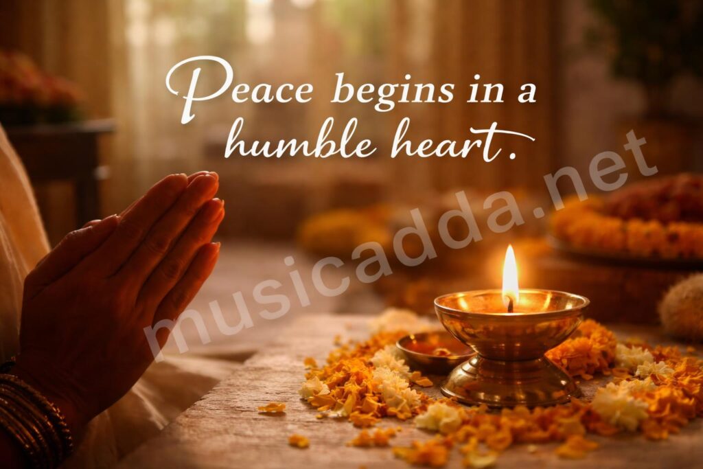 Guru nanak jayanti peaceful lamp prayer scene