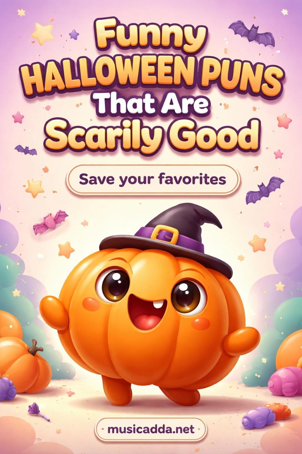 Pinterest image for Funny Halloween Puns That Are Scarily Good