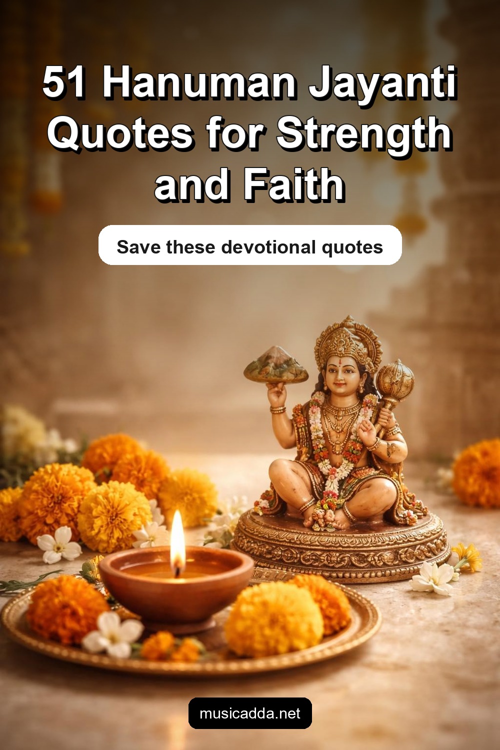 Pinterest image for 51 Hanuman Jayanti Quotes Filled With Strength and Devotion