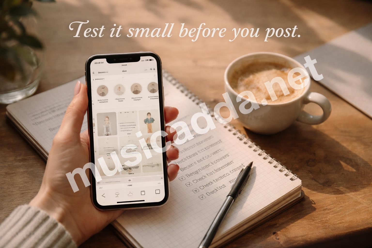 Instagram highlight cover quality checklist smartphone