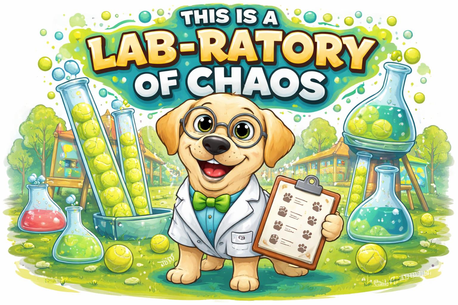 Labrador puns wordplay dog park