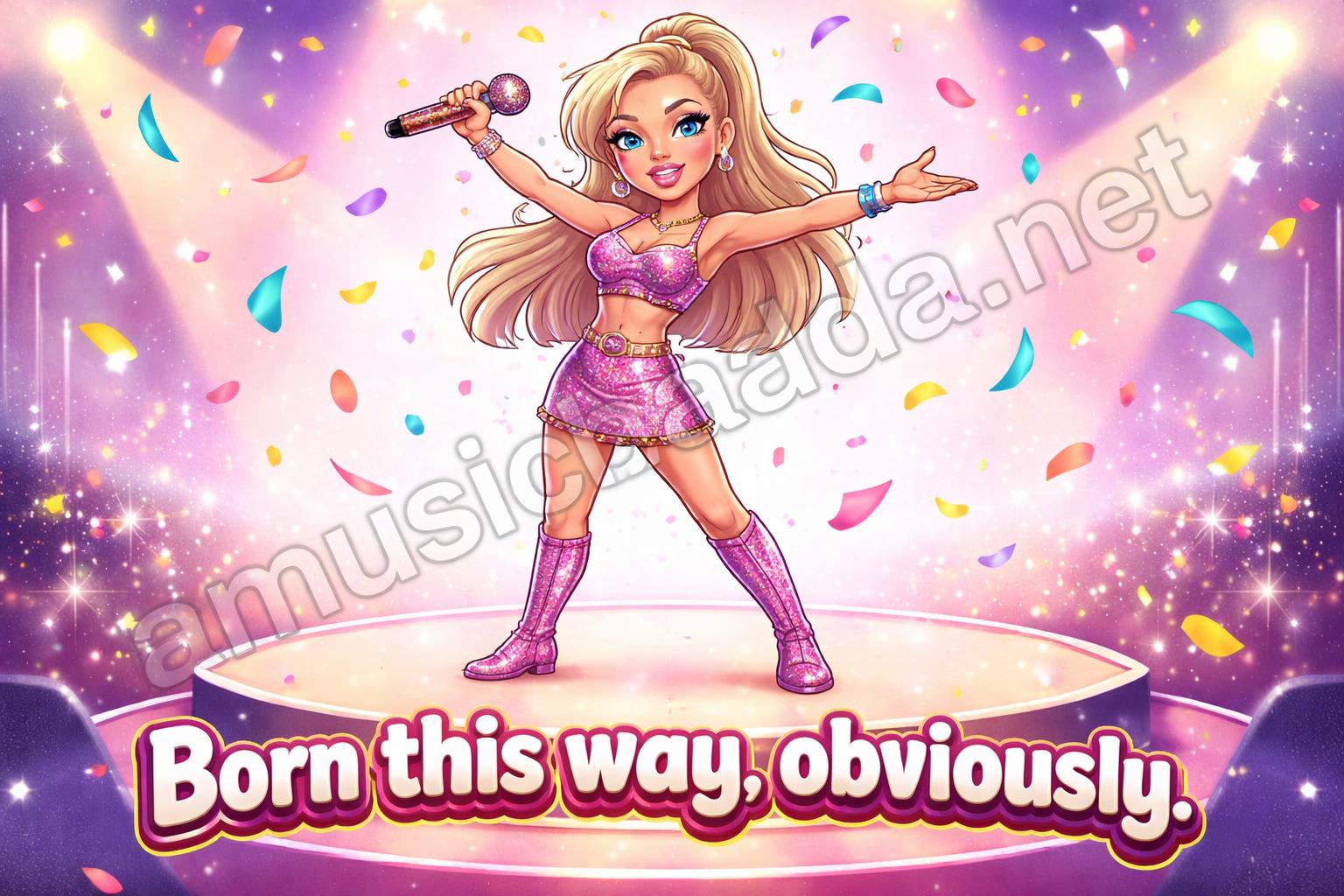 Lady gaga puns finale poster