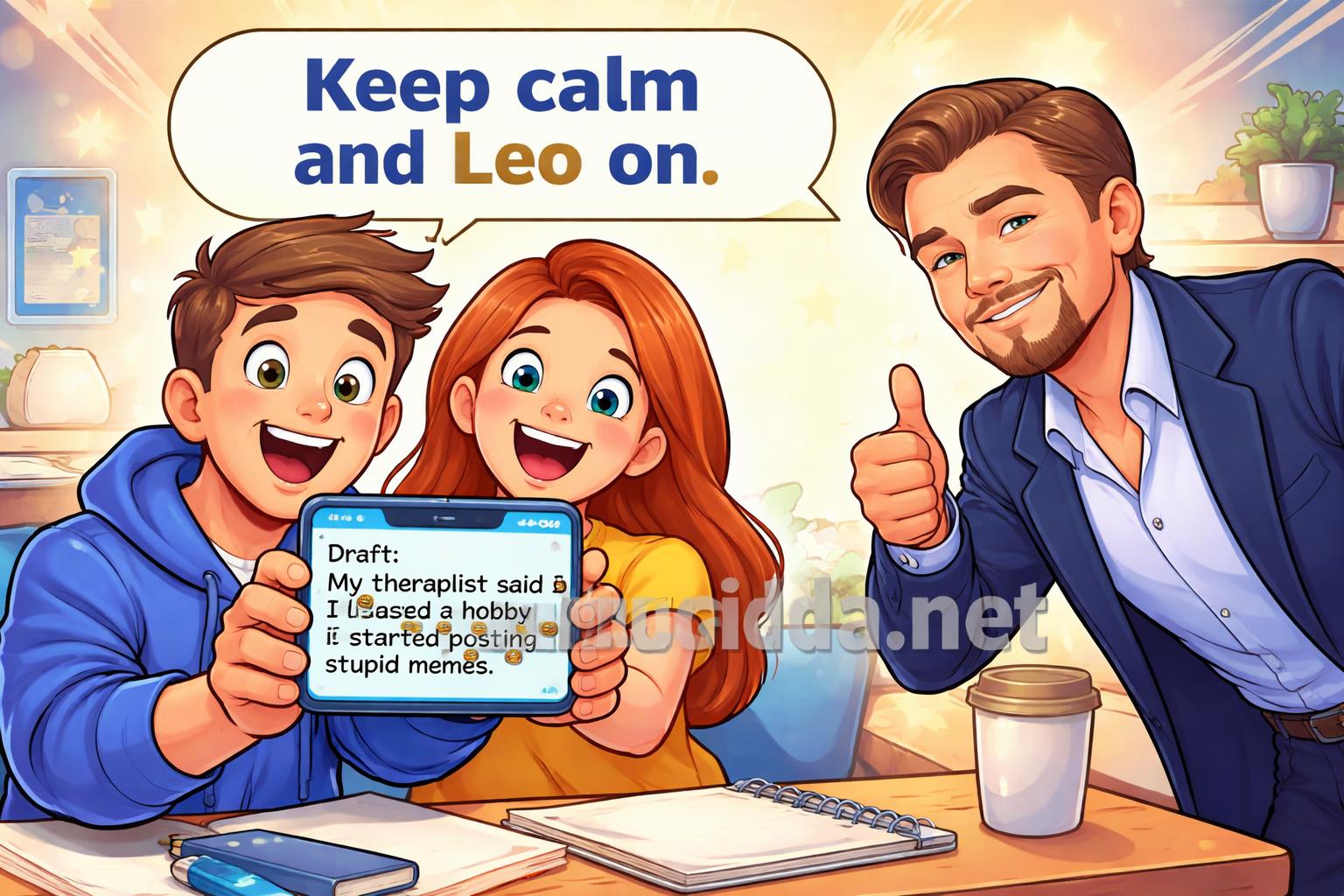 Leonardo dicaprio captions and one liners