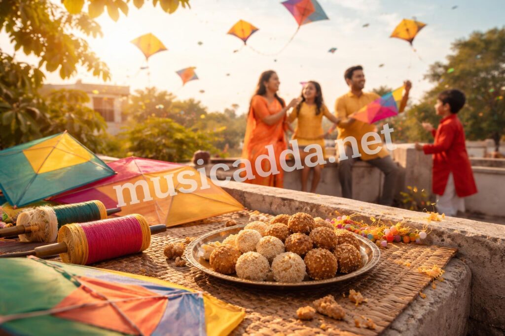 Makar sankranti joy and prosperity hero scene