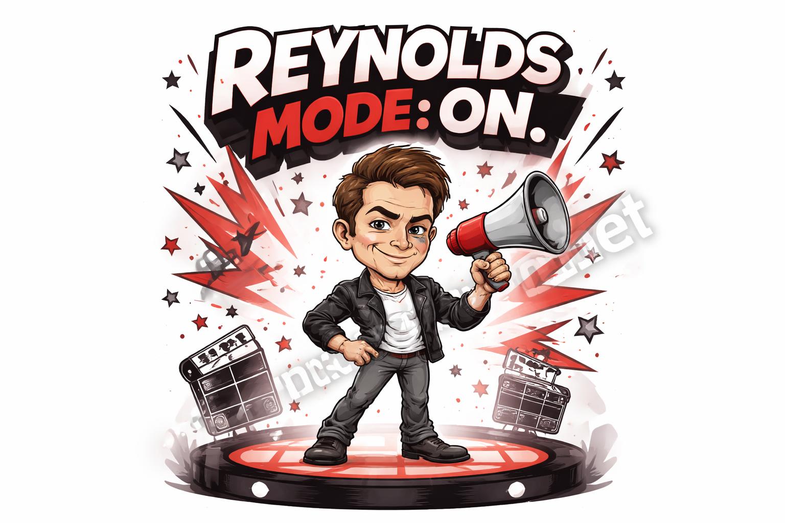 Maximum effort ryan reynolds joke poster