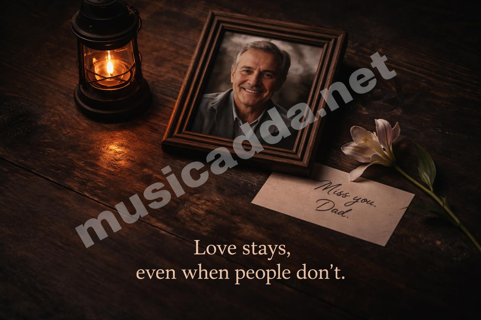 Memory lantern and fathers day photo frame