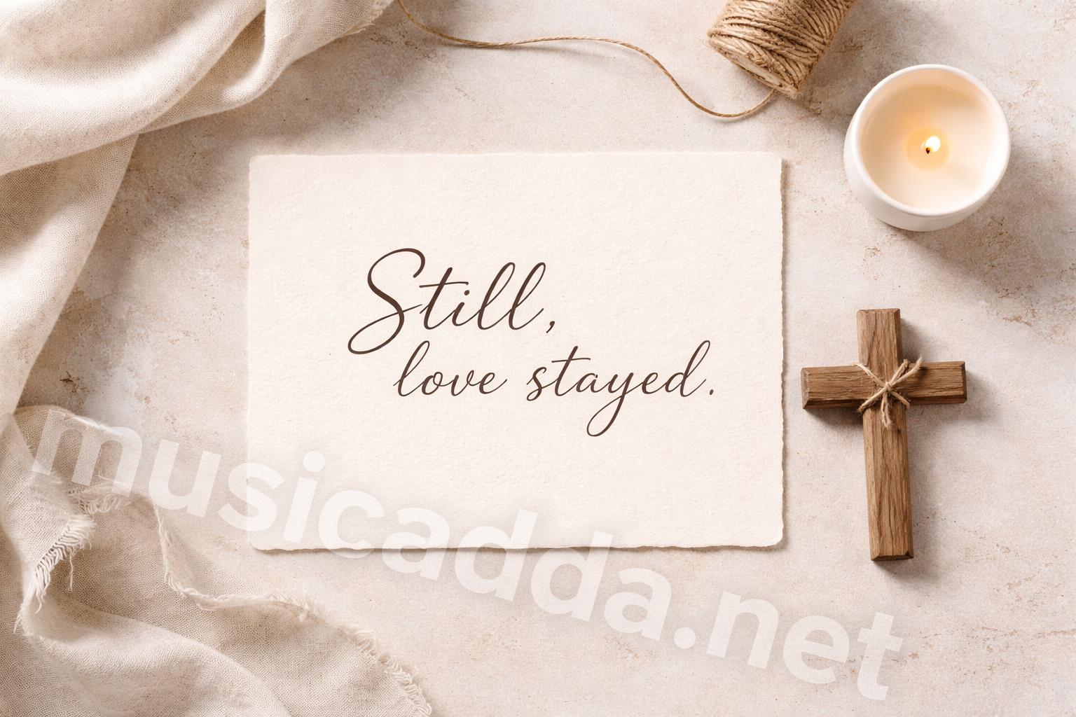 Minimal good friday caption card design