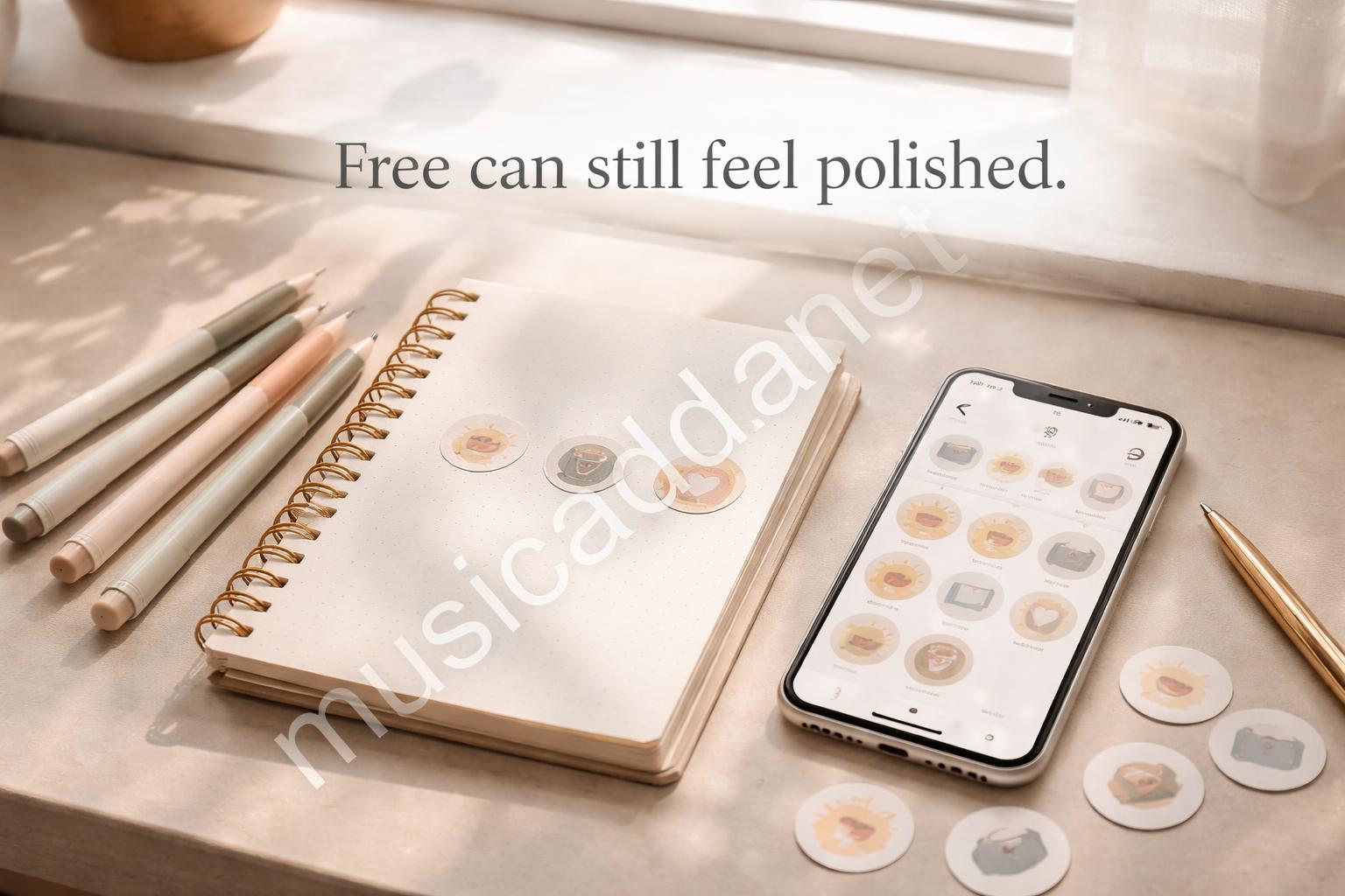 Modern instagram profile highlight covers lifestyle