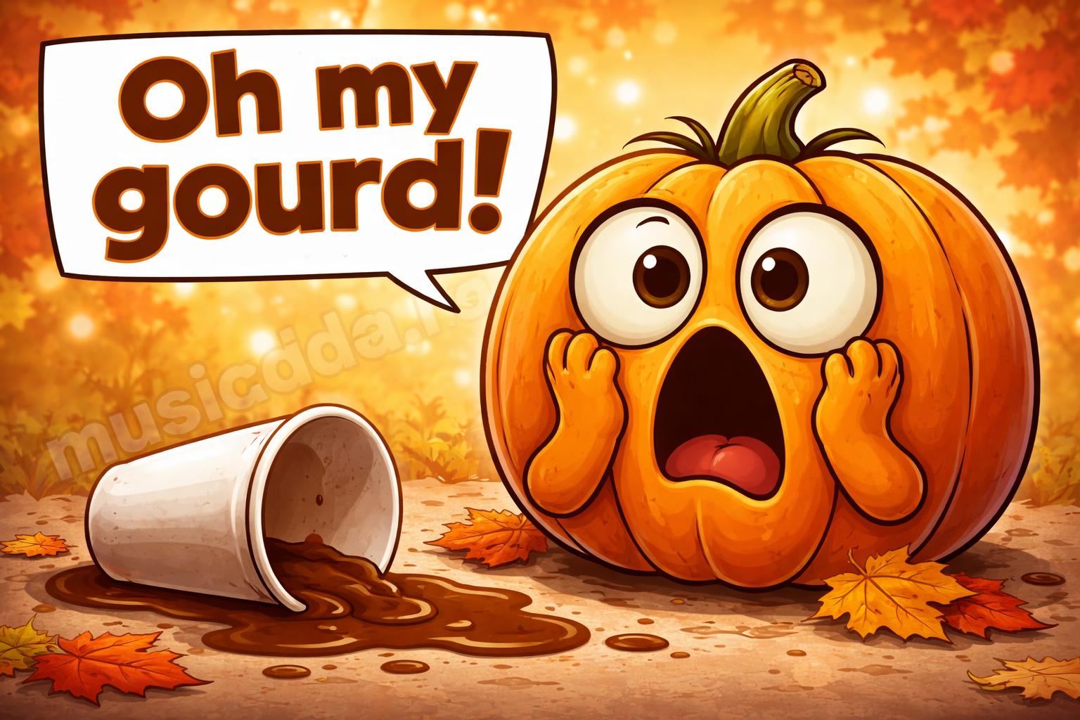 Oh my gourd pumpkin reaction