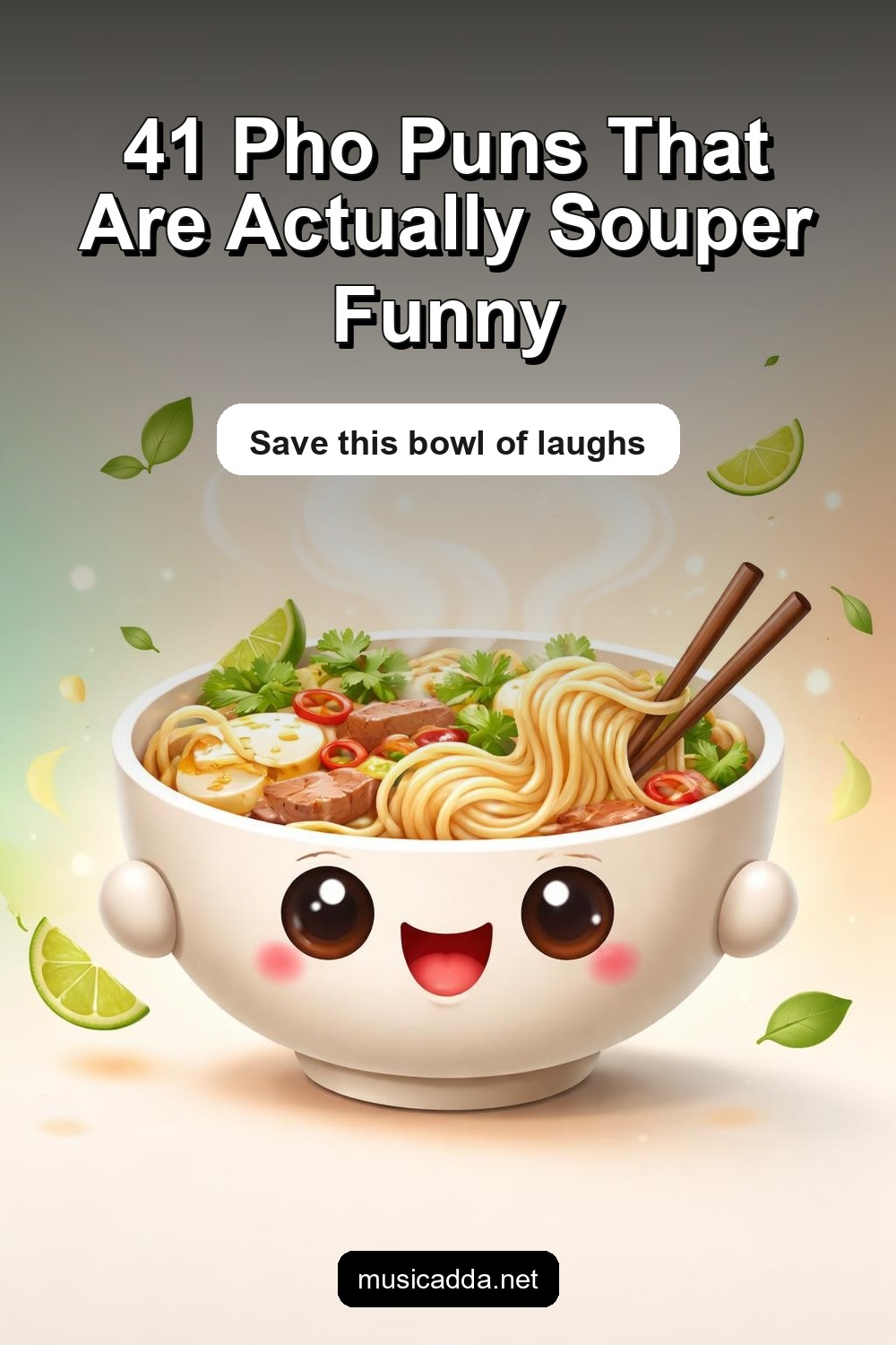 Pinterest image for 41 Pho Puns That Are Souper Funny
