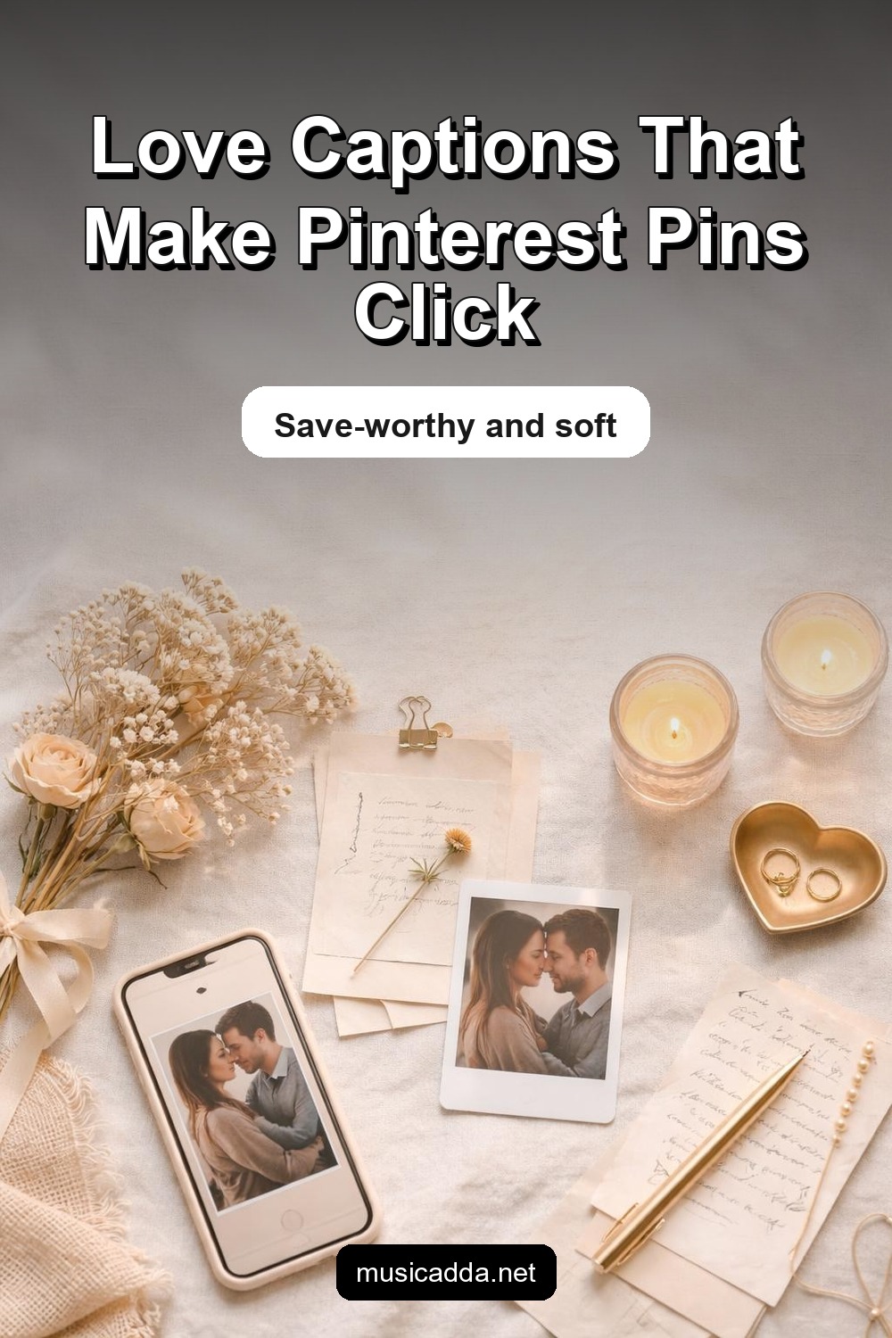 Pinterest image for Love Captions for Pinterest Pins That Drive Clicks