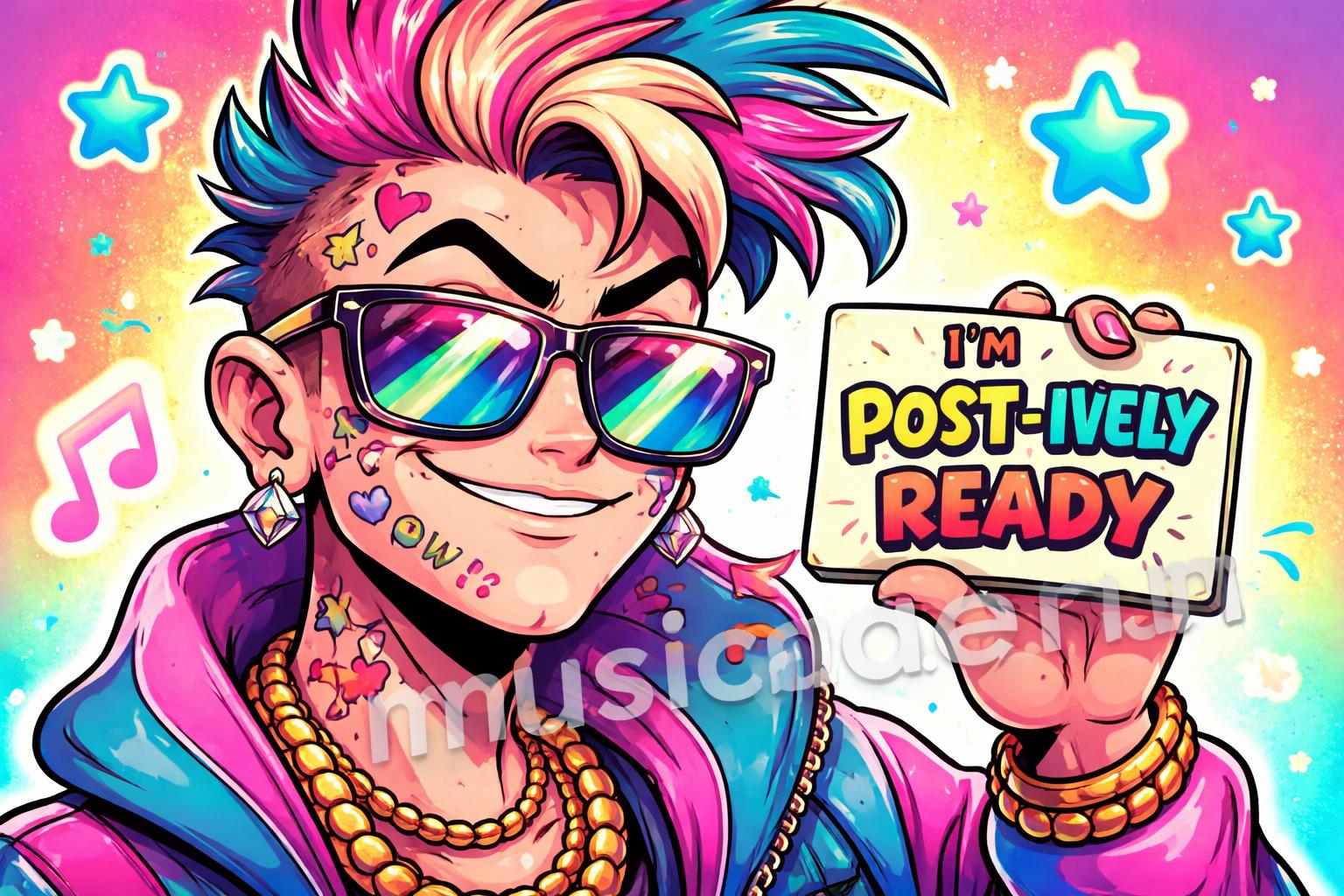 Post malone pun closeup sunglasses