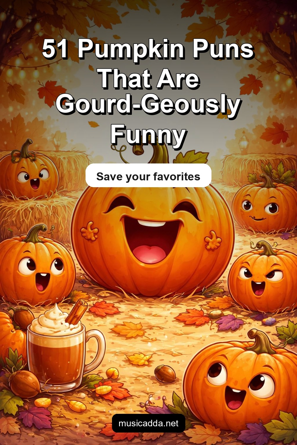 Pinterest image for 51 Pumpkin Puns That Are Gourd-Geously Funny
