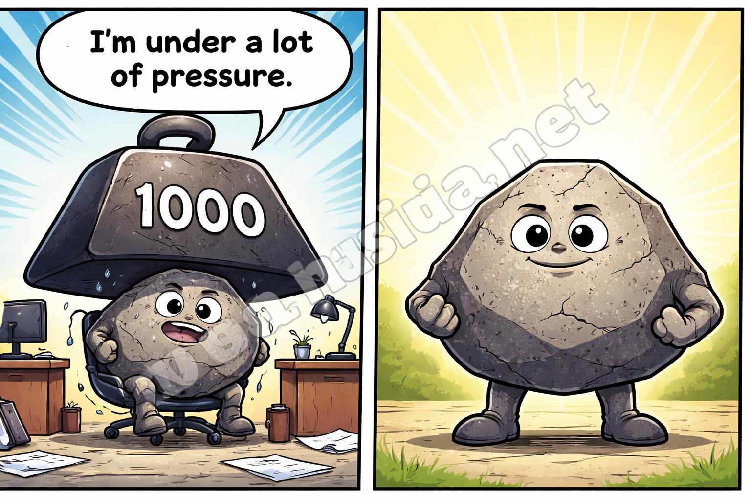 Rock under pressure comic