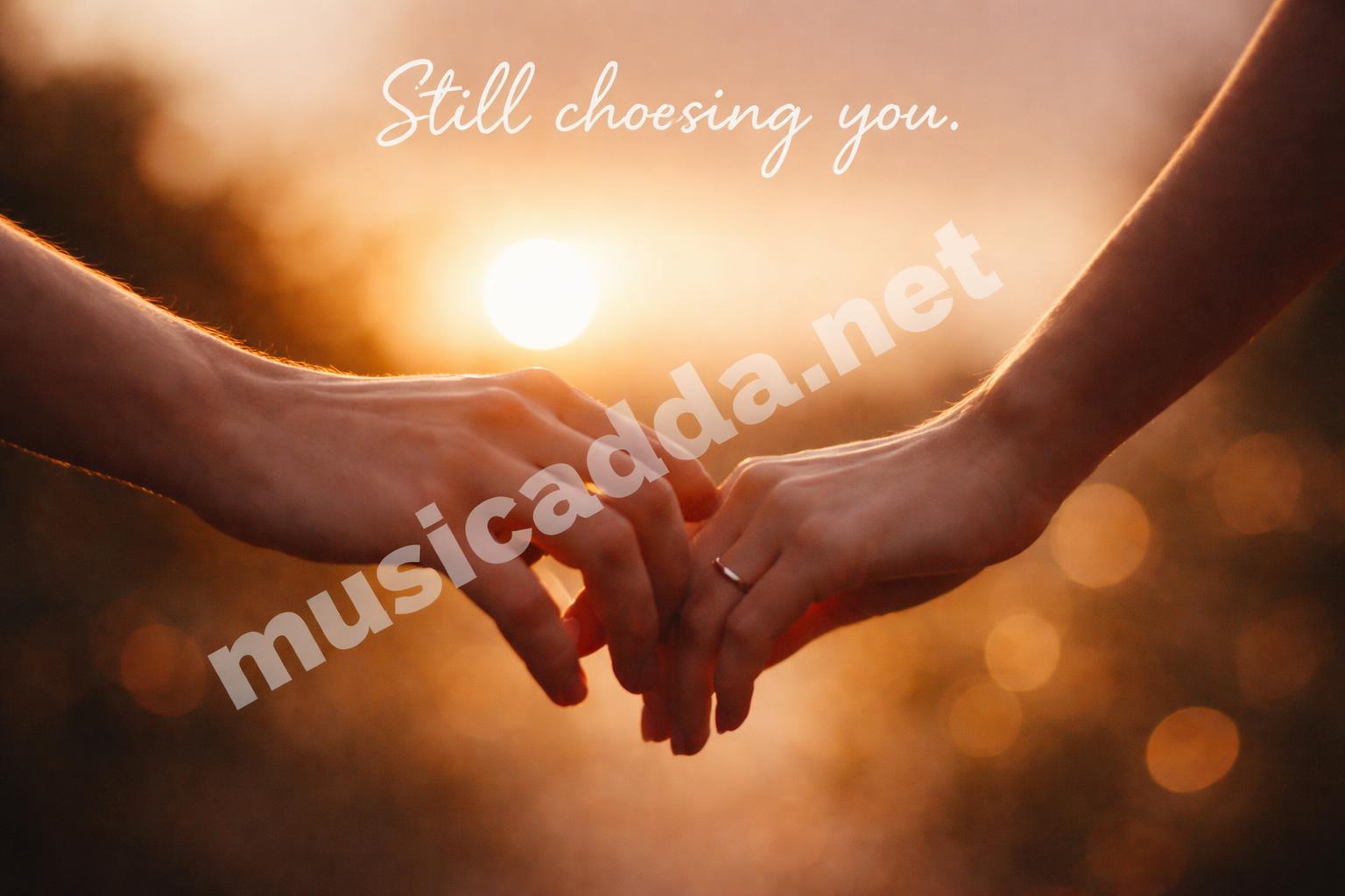 Romantic instagram post golden sunset aesthetic