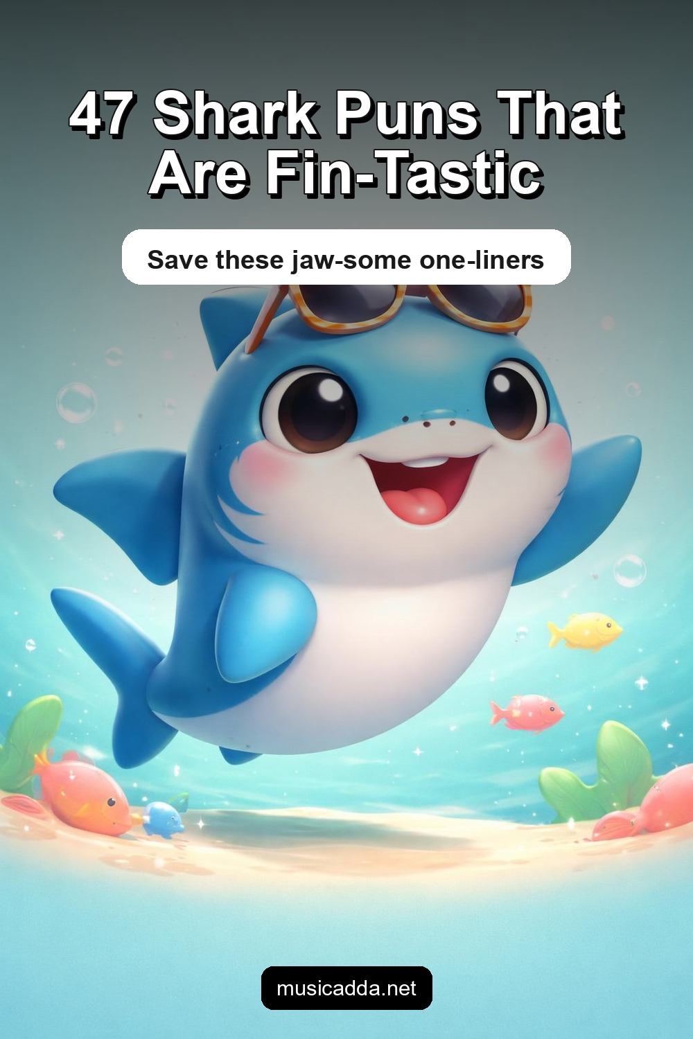 Pinterest image for 47 Shark Puns That Are Jaws-Droppingly Good