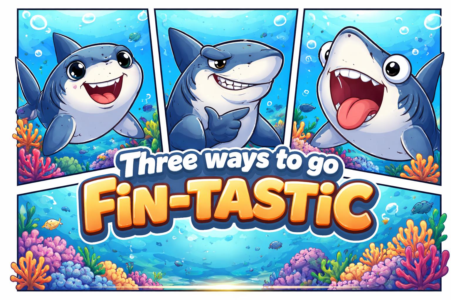 Shark puns three style comparison