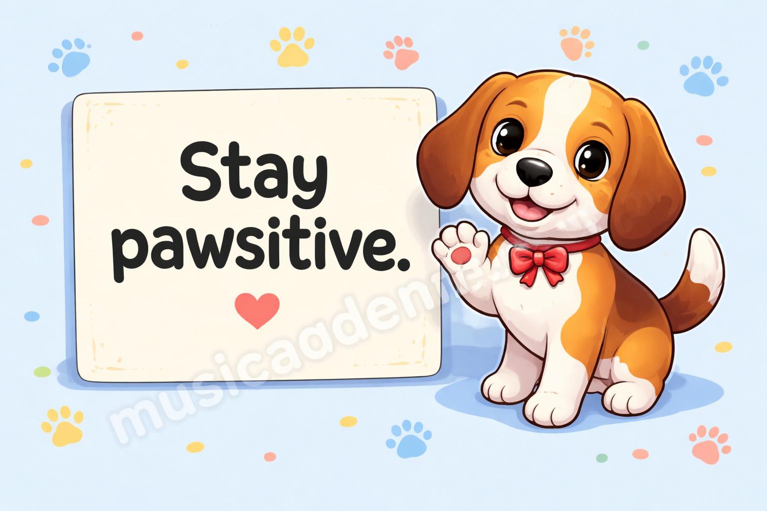 Short dog puns for cards and captions quote card