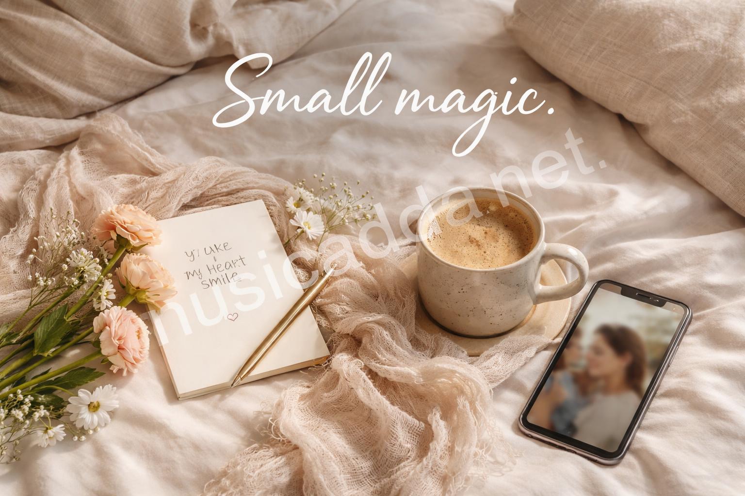 Short sweet love captions flatlay aesthetic