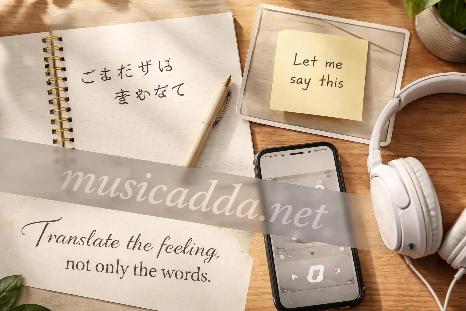 Simple translation phrase explained collage