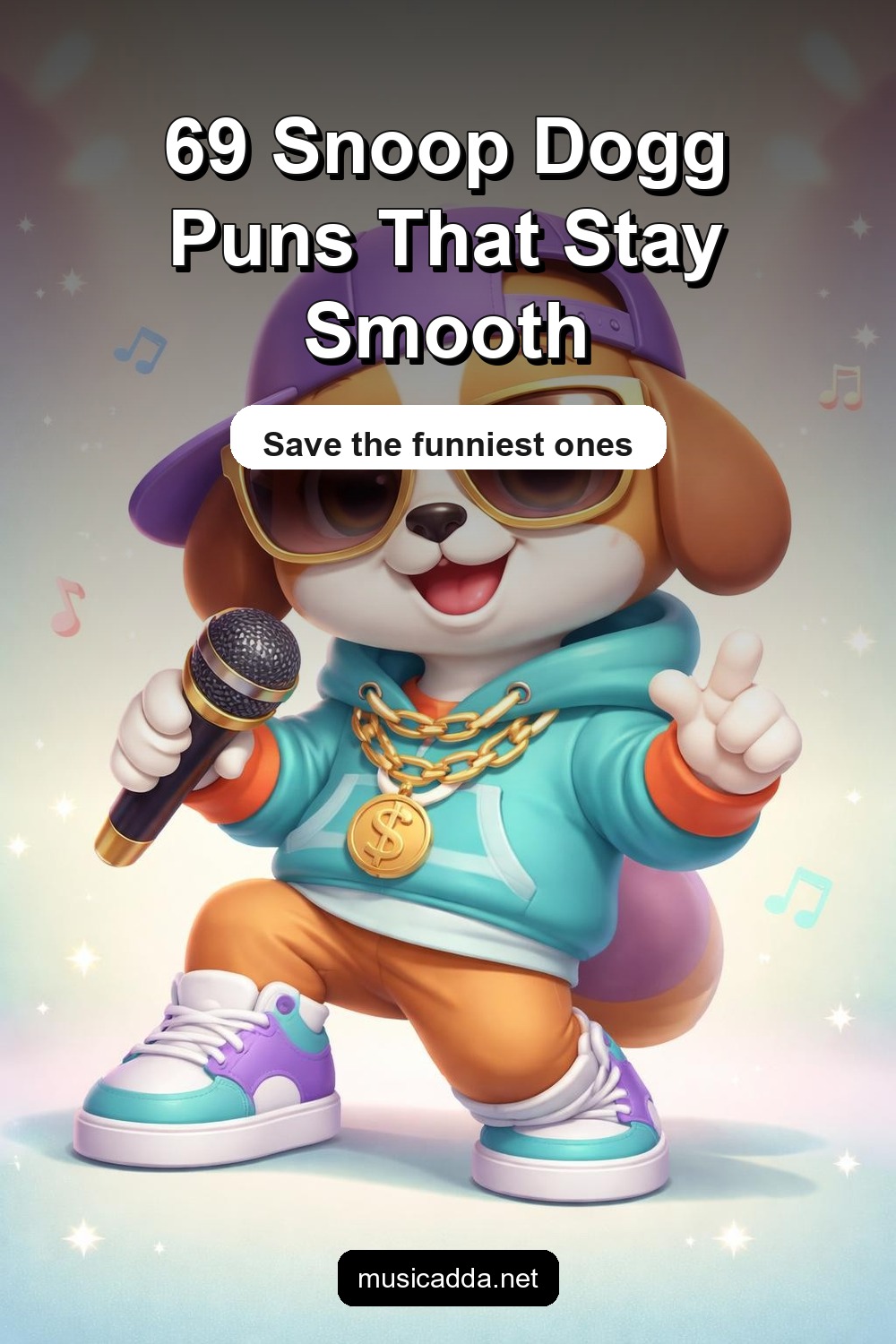 Pinterest image for 69 Snoop Dogg Puns That Are Off the Leash