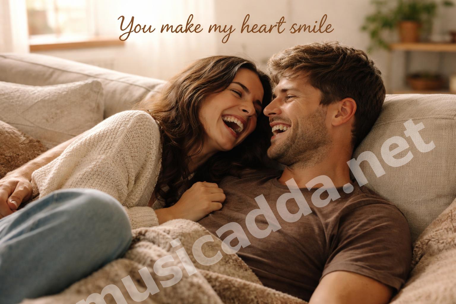 Sweet love captions emojis couple smile