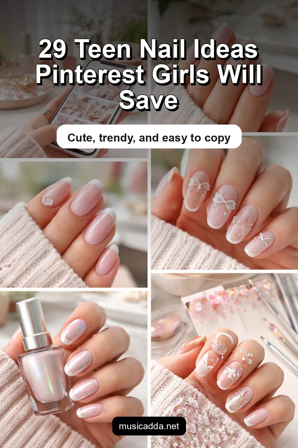 Pinterest image for 29 Trendy Teen Nails on Pinterest for Your Next Manicure