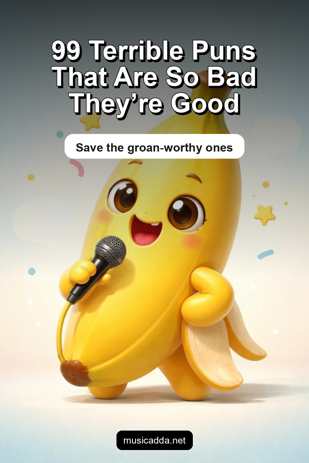 Pinterest image for 99 Terrible Puns So Bad You’ll Laugh Anyway
