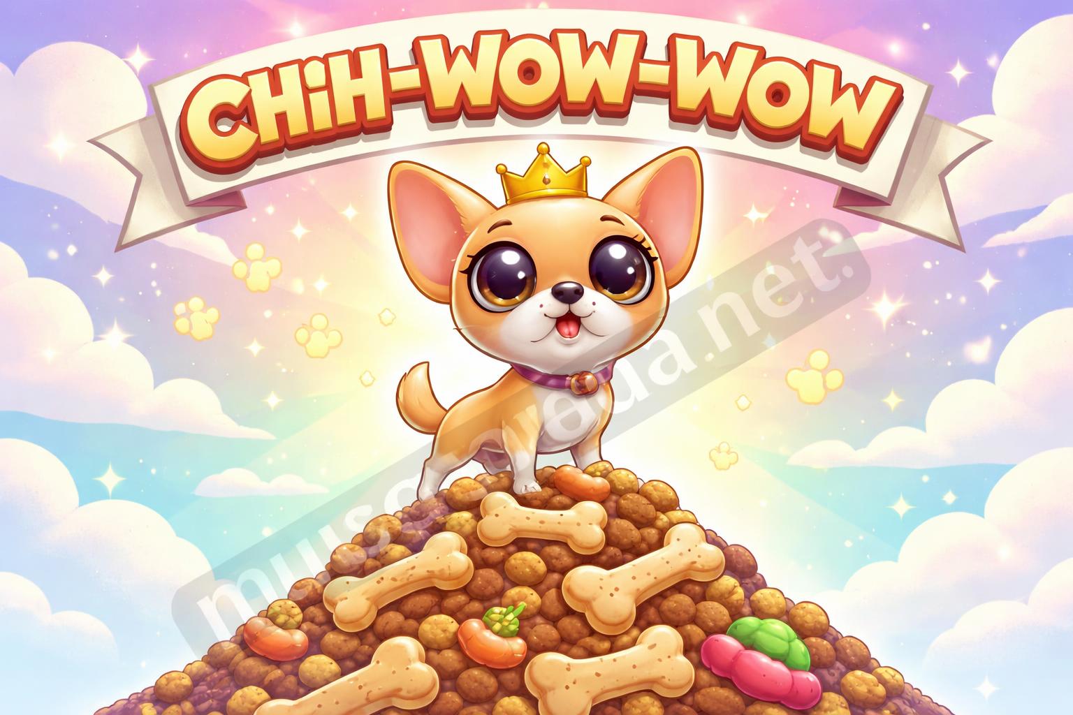 Tiny legend chihuahua cartoon
