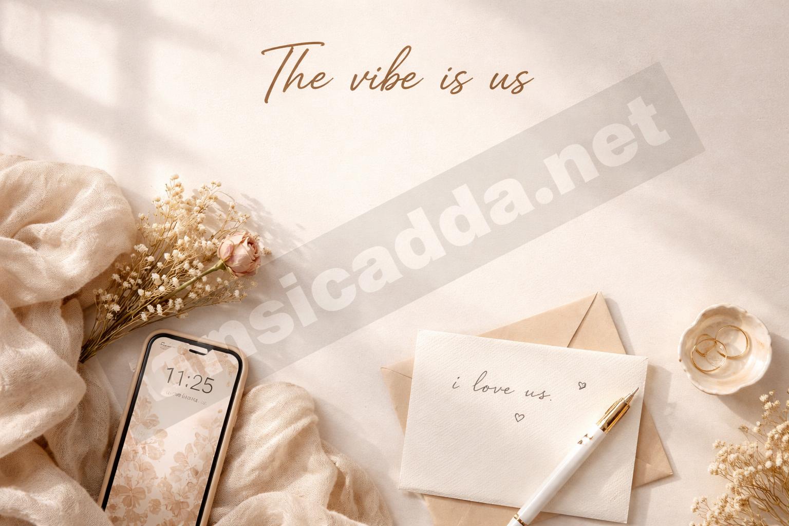 Trending love caption aesthetic pastel background