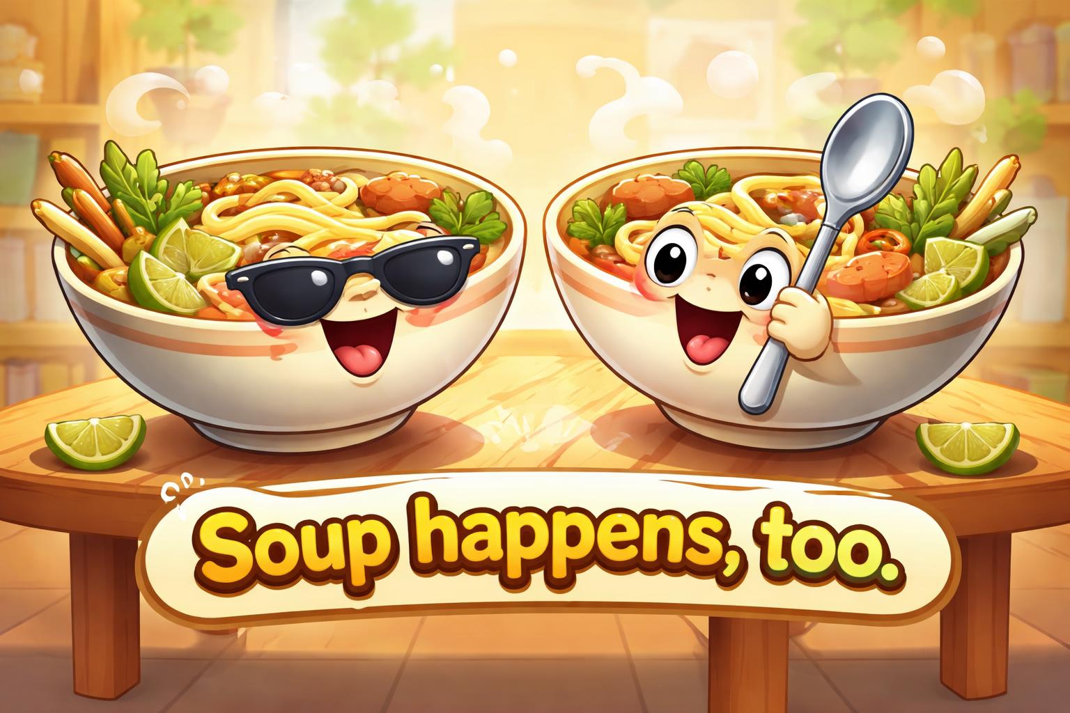 Two bowl friends pho joke