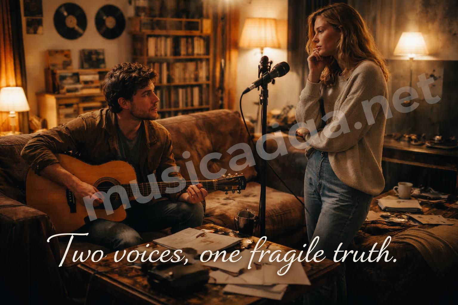 Two voices balance duet session aesthetic