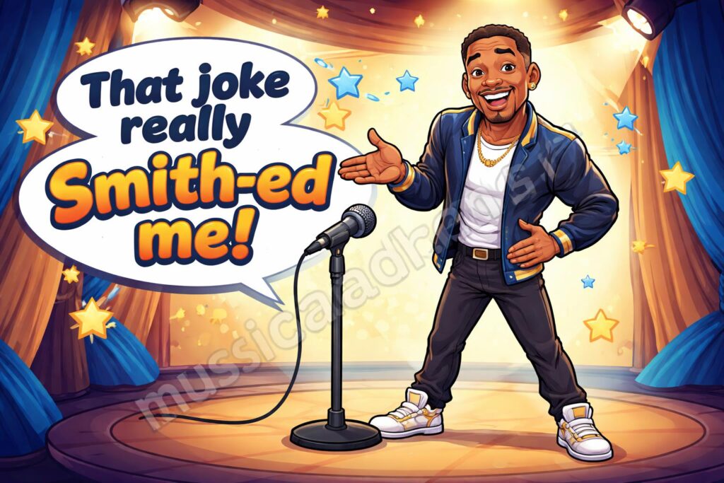 Will smith puns hero cartoon
