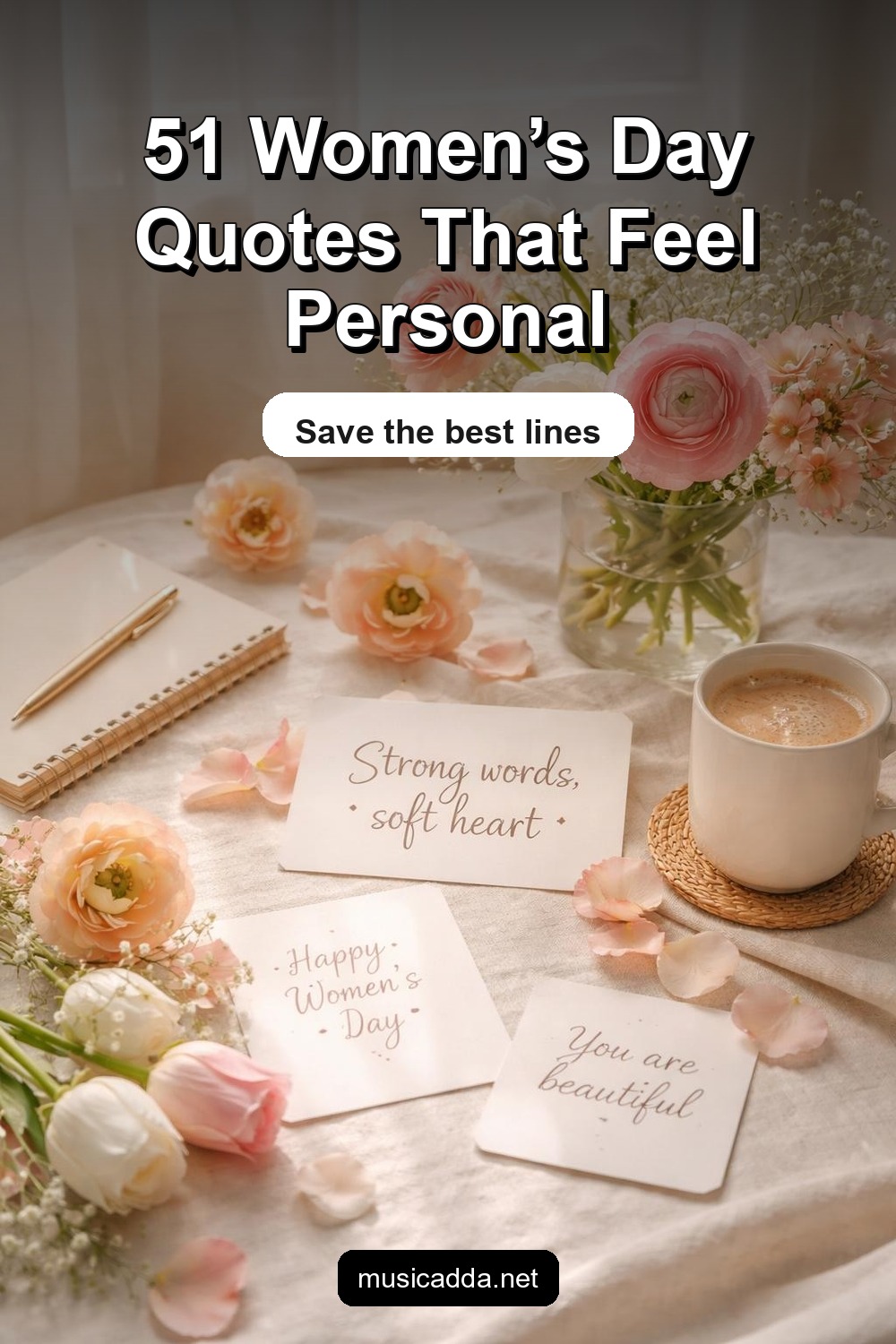 Pinterest image for 51 Women’s Day Quotes to Celebrate Strong Women