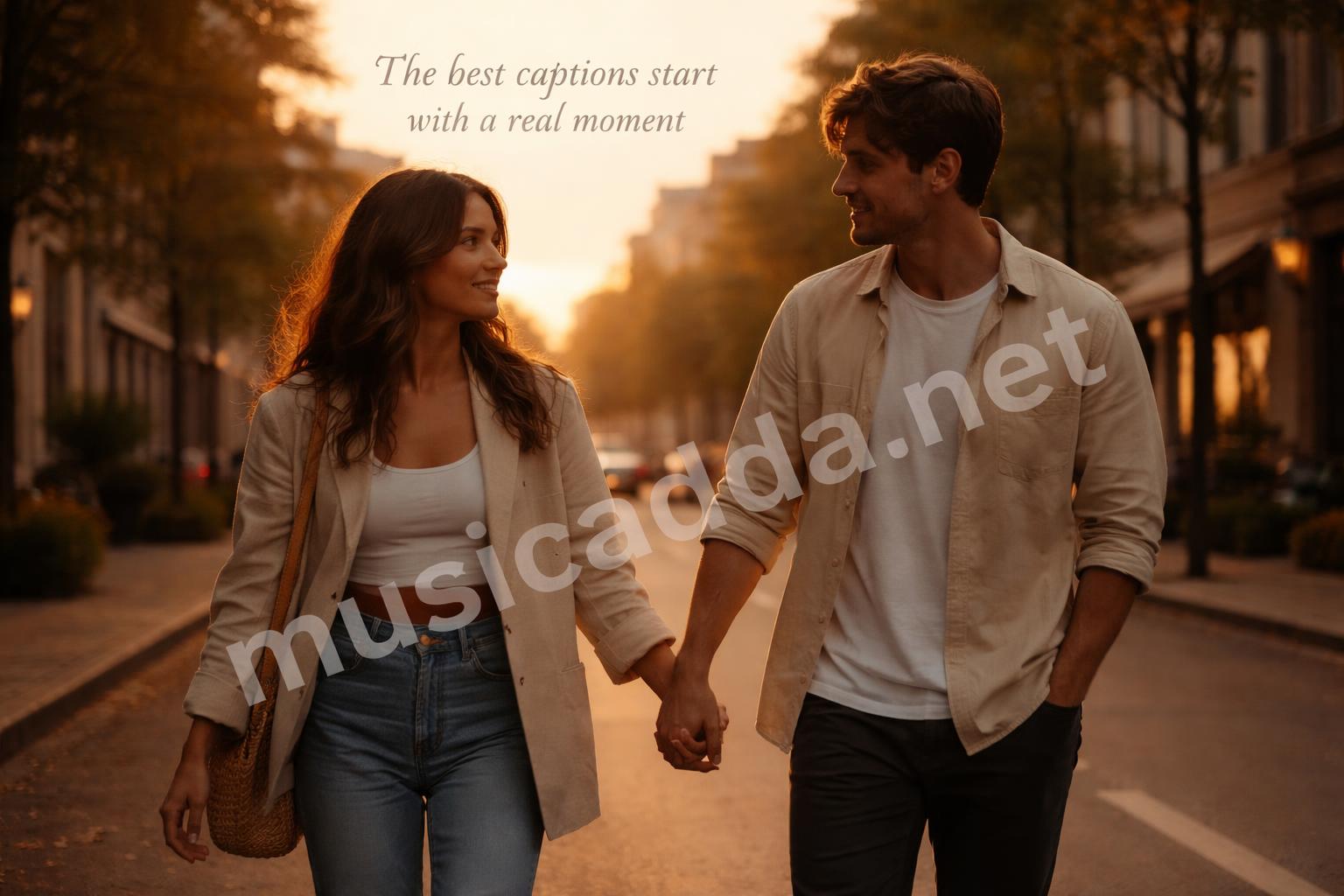 Aesthetic couple lifestyle final photo scene