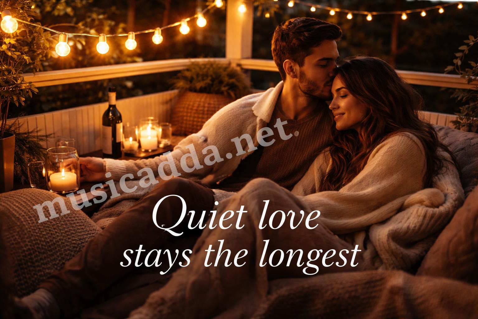 Aesthetic love captions final romantic lifestyle scene