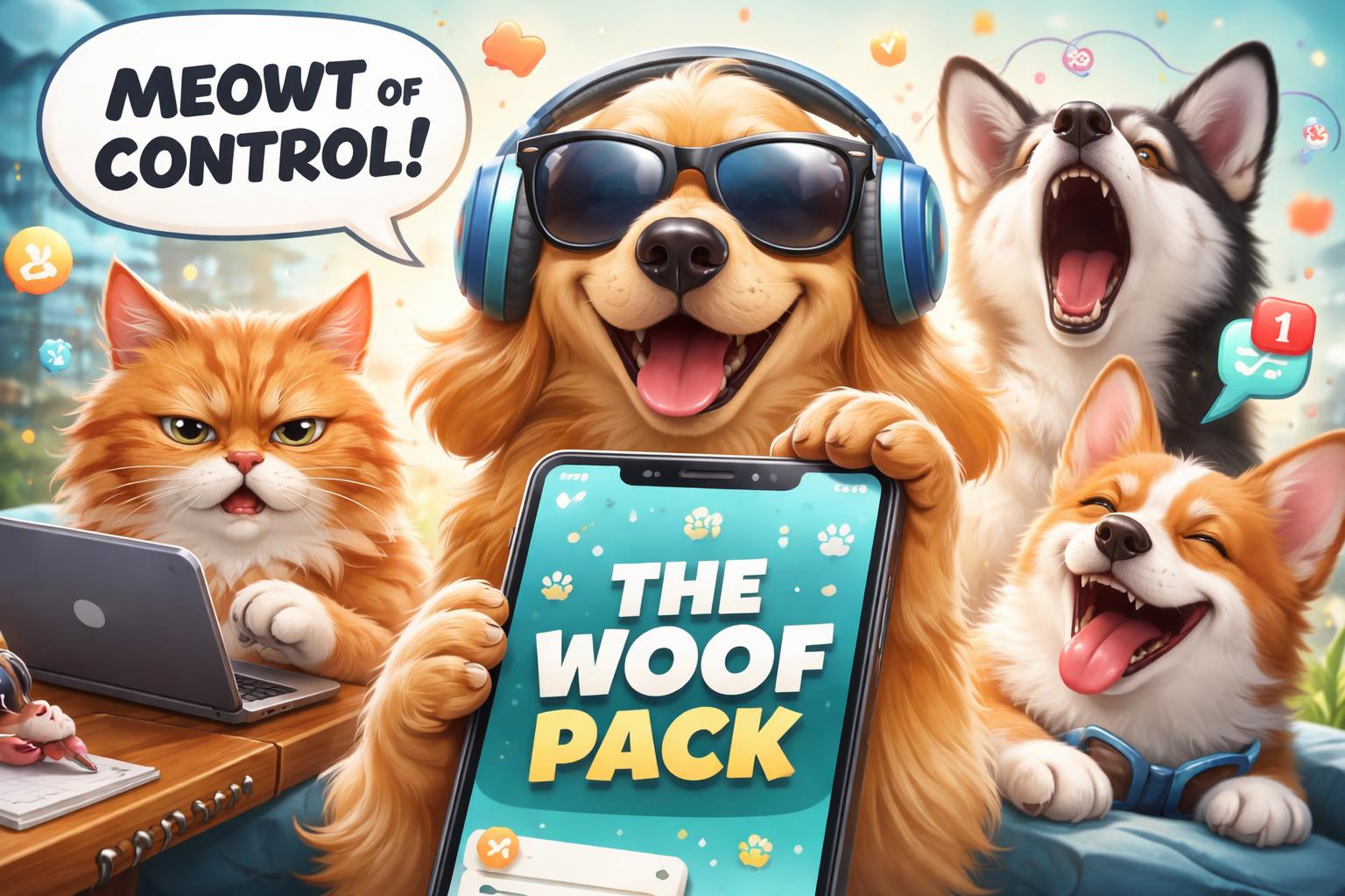 Funny pet chat names cartoon pets