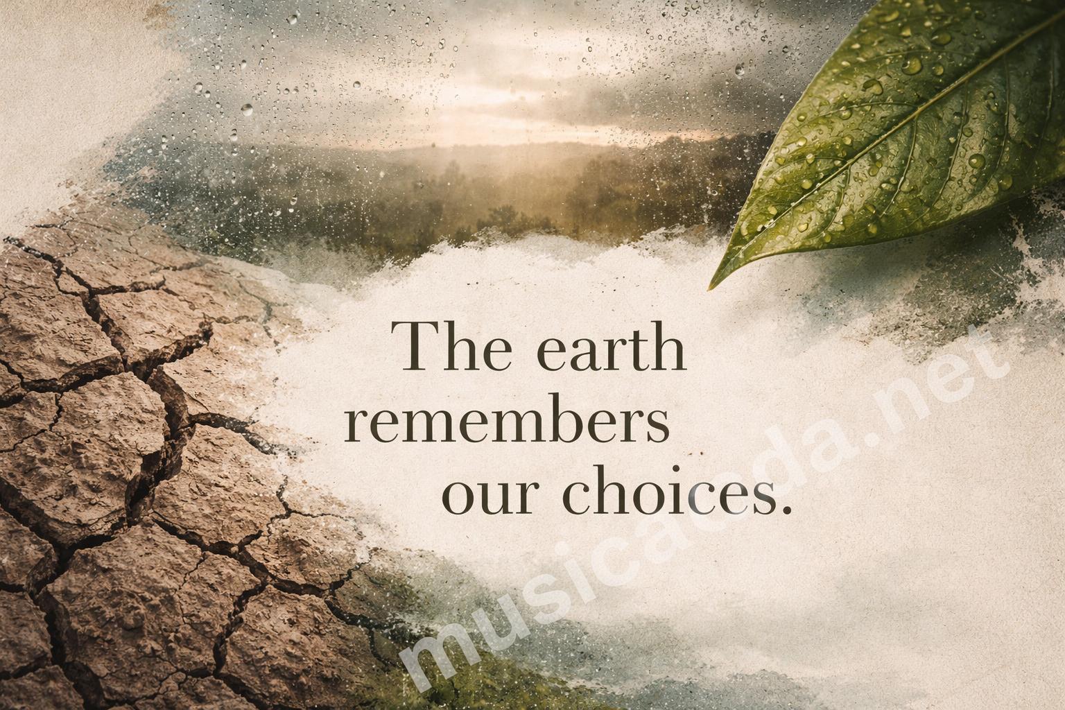 Philosophical earth day quote collage