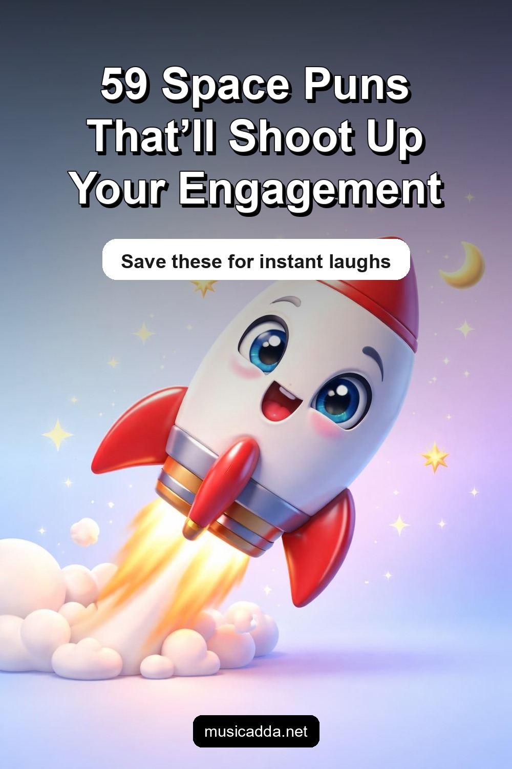 Pinterest image for 59 Space Puns Guaranteed to Rocket Your Engagement